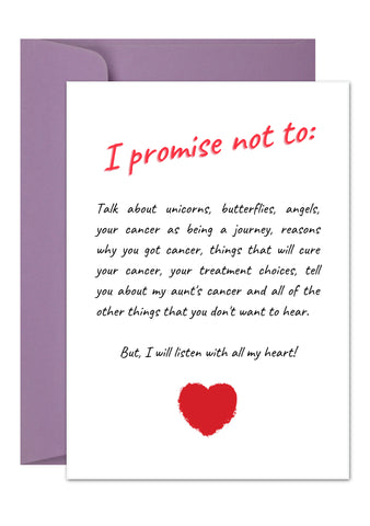 I Promise Card